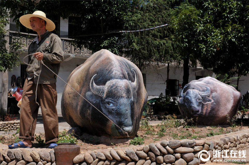 本物ソックリ！？金華市に「石の動物園」登場　浙江省