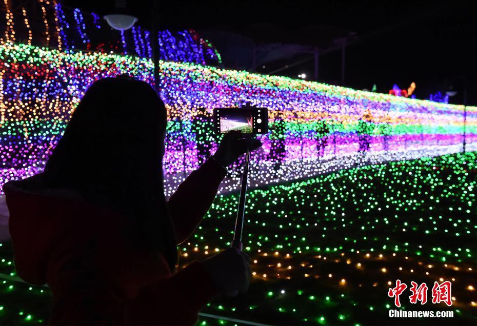 LEDライトで描く様々な蕓術(shù)　幻想的なイルミネーションイベント　重慶