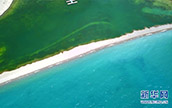 新疆のサリム湖の美しい風景