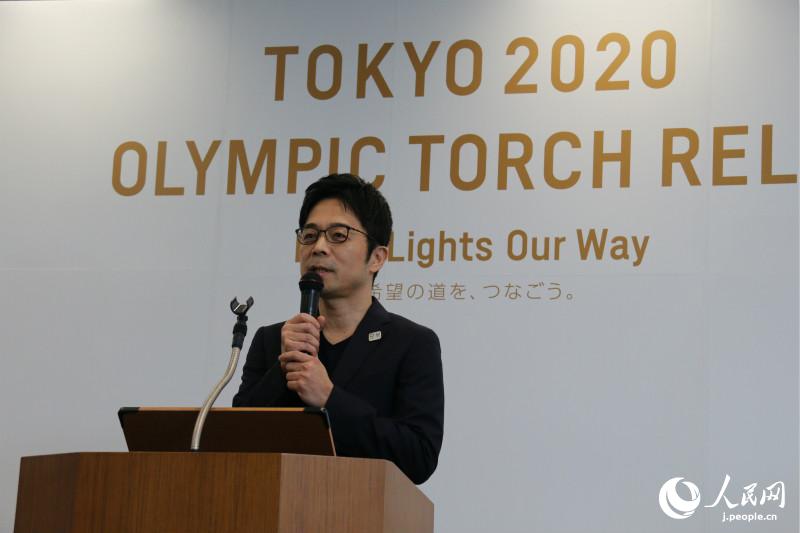 東京2020聖火リレー記者発表會開催　トーチとエンブレムを発表