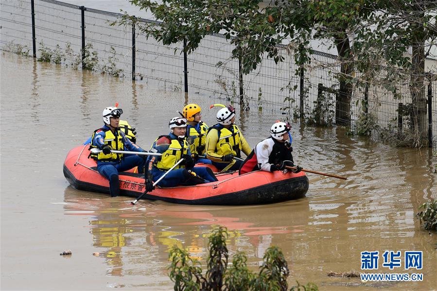 臺風19號で日本の複數の河川が氾濫　