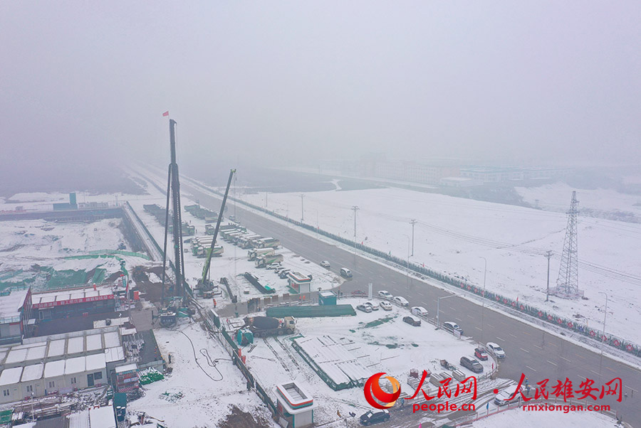 雪降る雄安新區で目にした雪景色よりも美しい光景　河北省