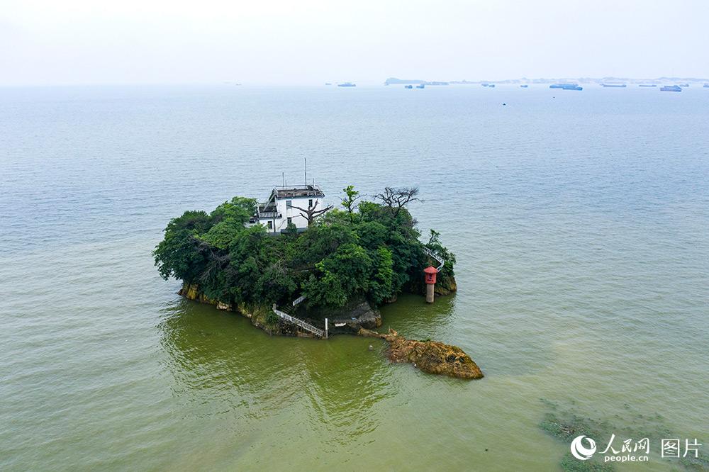 7月5日、増水した江西省◆陽湖都昌印山水域（撮影?傅建斌/著作権者は個人が所有のため転載禁止）。