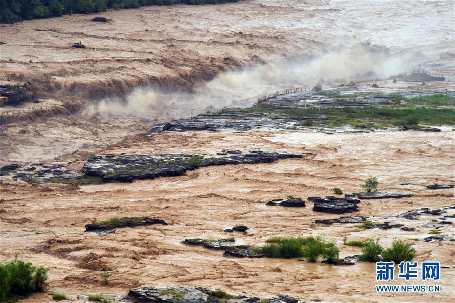 壺口瀑布景勝地、水位ピークの影響で一時閉鎖　山西省